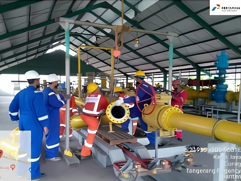 Pekerjaan Penggantian Spool Tee Offtake Bitung Area Tangerang